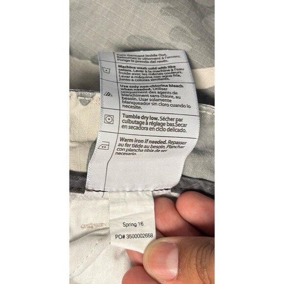 Carhartt Pants Womens Camo Camouflaged El Paso Cropped Cargo Pant Crop Size 14 - Picture 10 of 10